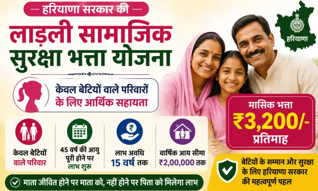 haryana ladli social security allowance scheme 2026