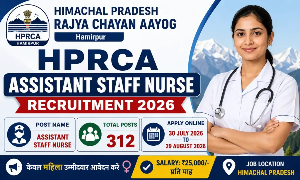 himachal pradesh assistant staff nurse recruitment 2026
