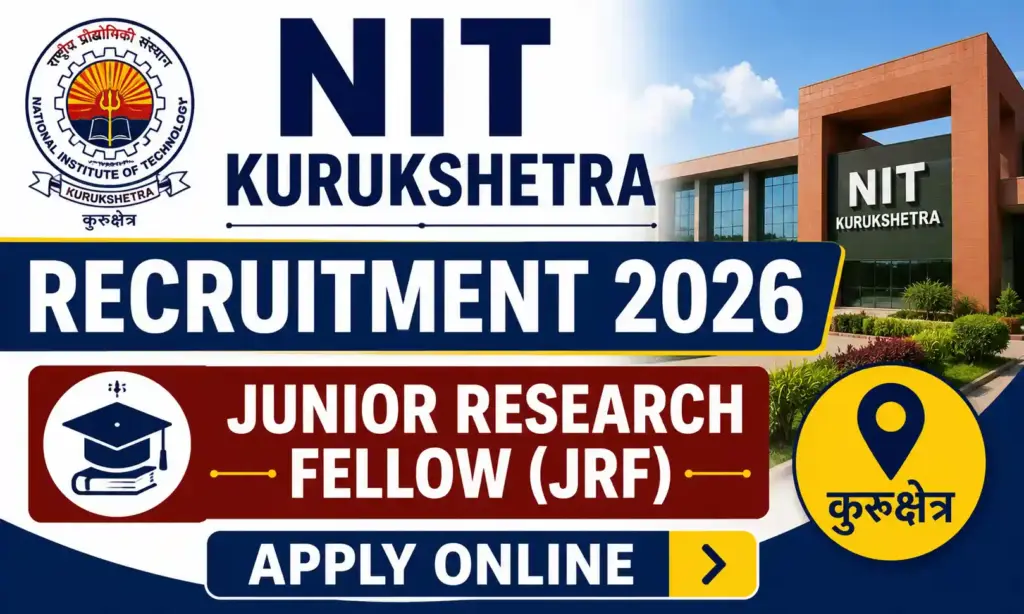 nit kurukshetra jrf recruitment 2026