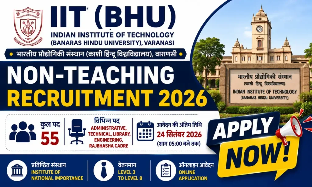 iit bhu non-teaching recruitment 2026