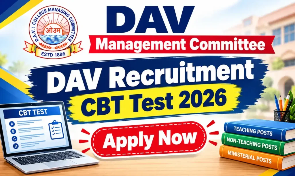 dav school staff recruitment 2026