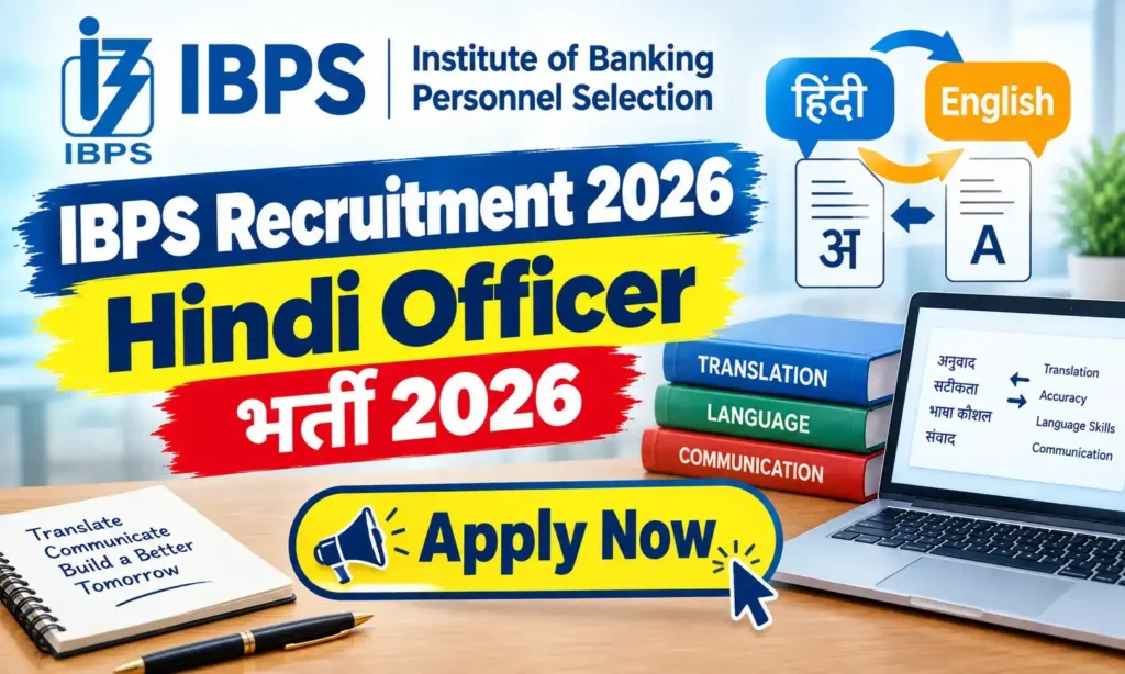 ibps hindi officer recruitment 2026