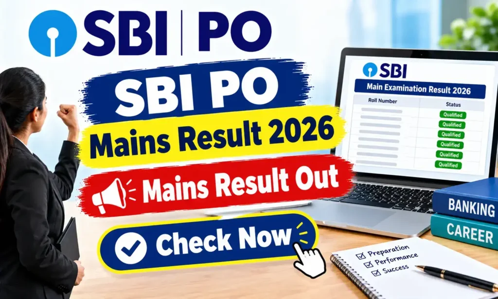 sbi po mains result 2026